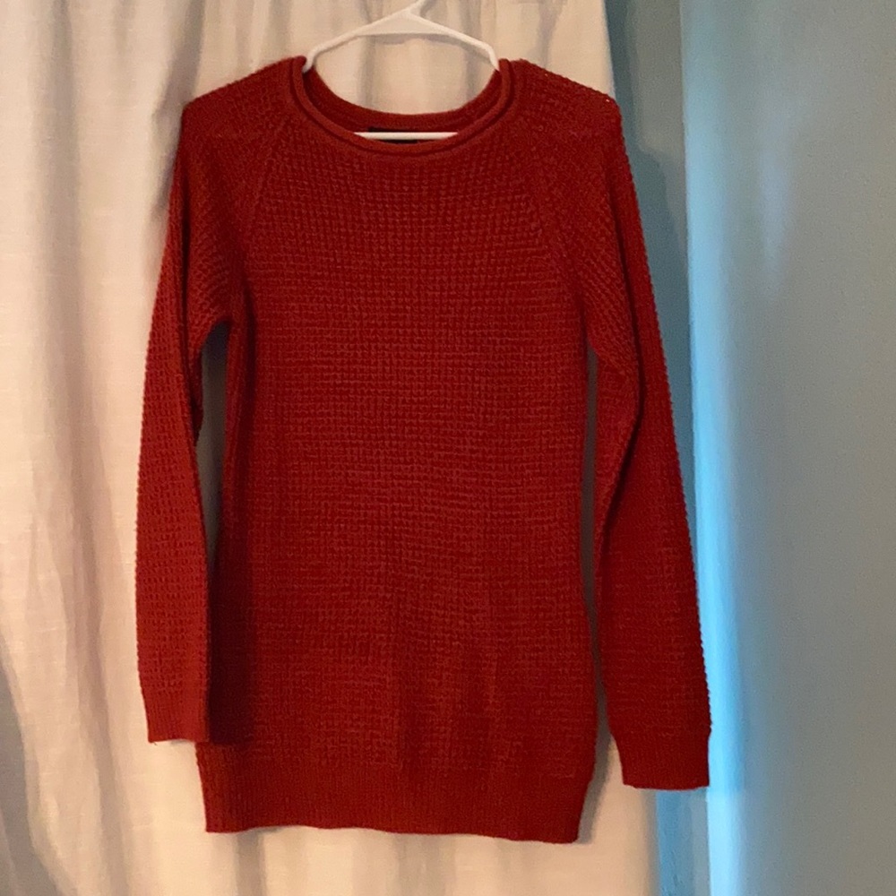 Burnt orange sweater